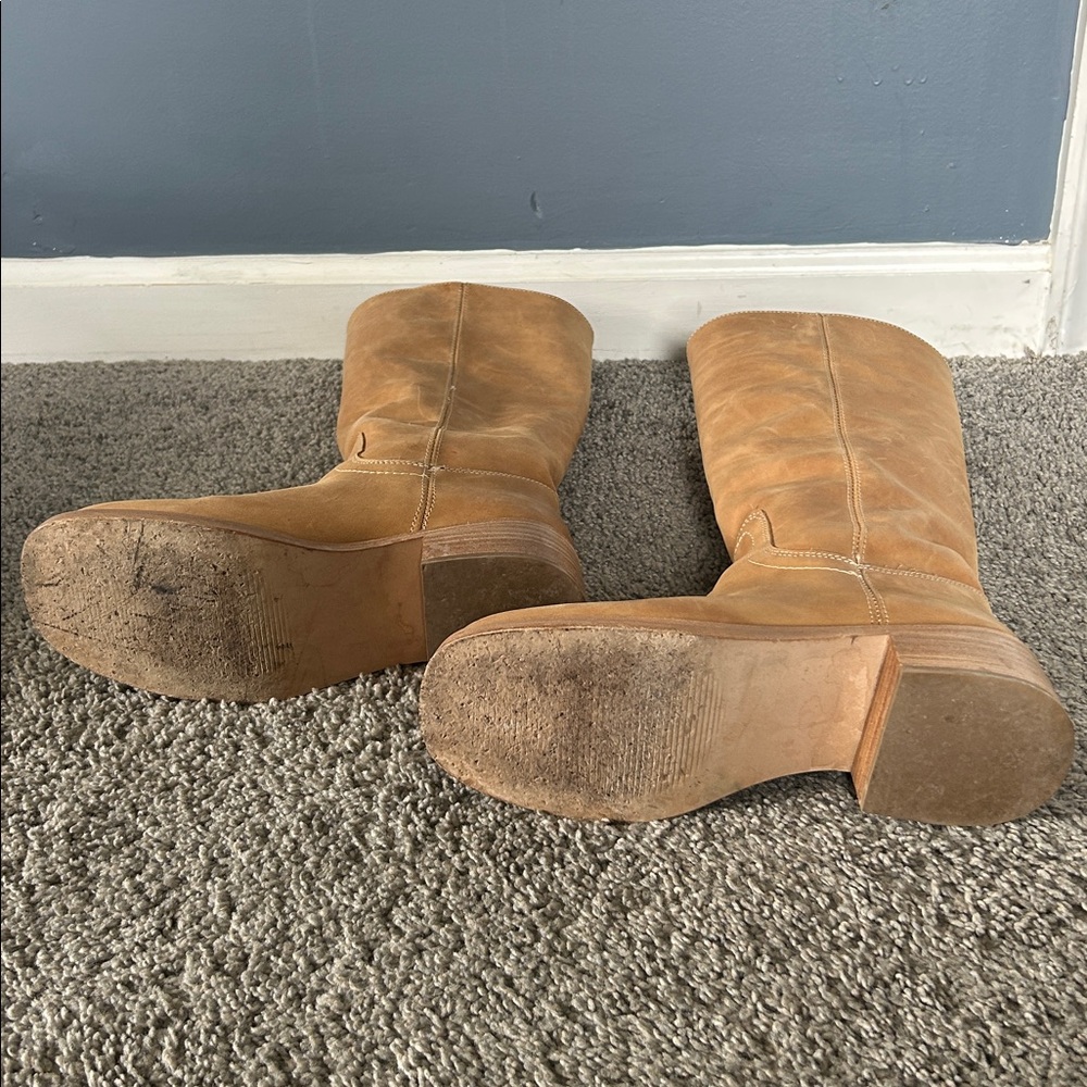 Steve Madden Riggs Banana Leather Boots - Picture 8 of 9